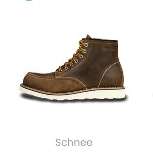 The Elm Men's moc toe boots from Schnee: Handcrafted- size 44